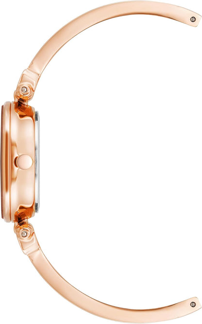 Women'S Genuine Diamond Dial Bangle Watch