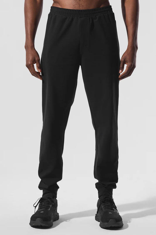Alo Yoga Men’S Conquer Max Performance Jogger $128 MSRP Black Size Medium