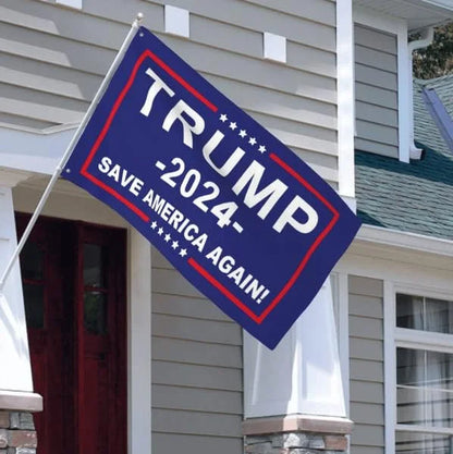 Trump 2024 Flag 3X5 FT Outdoor Flag. Donald Trump Flag for 2024 President, Elect Trump 2024 Flag with Two Brass Grommets, Vivid Printing Banner for Outdoor & Indoor (Trump 2024 Flag)
