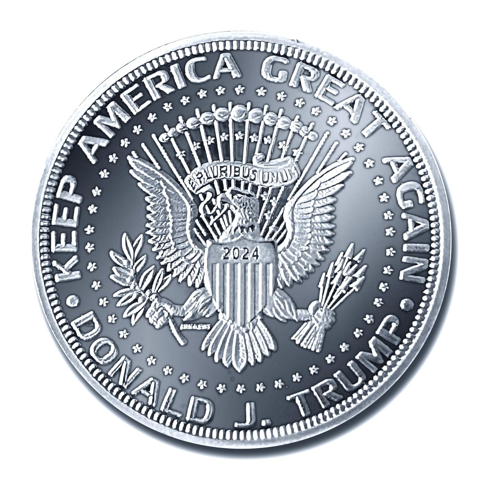 Donald Trump Silver Coin 2024 with Certificate of Authenticity, President Coin,