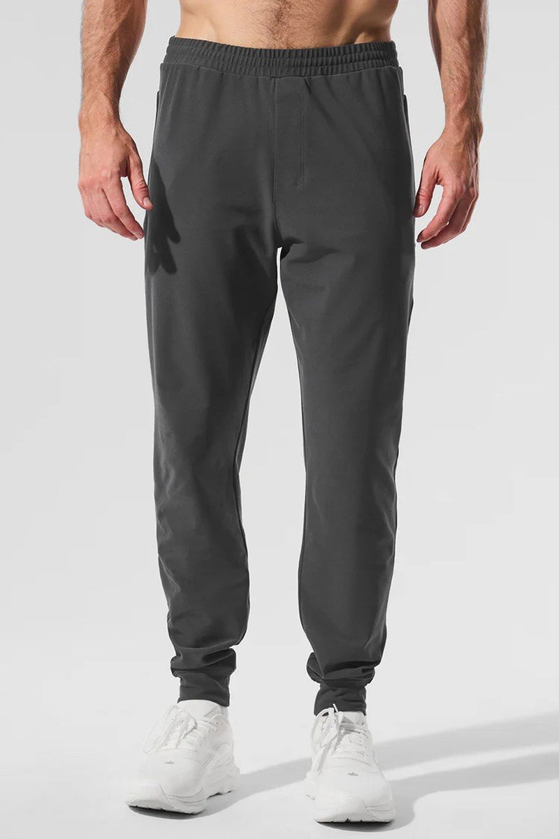Alo Yoga Men’S Conquer Max Performance Jogger $128 MSRP Anthracite Size Medium