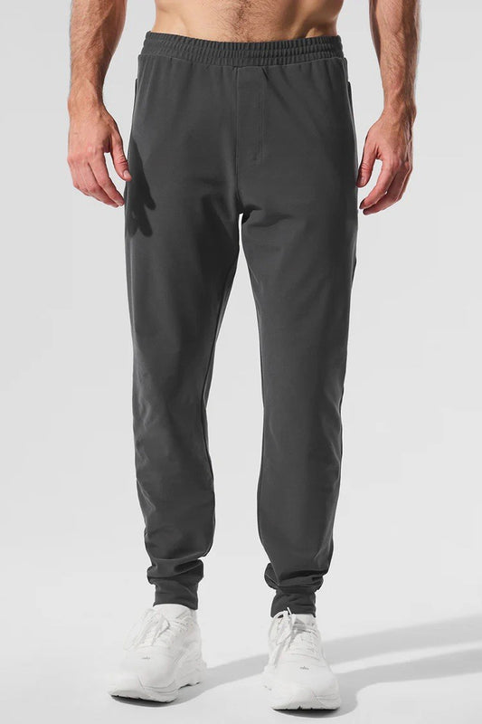 Alo Yoga Men’S Conquer Max Performance Jogger $128 MSRP Anthracite Size Medium