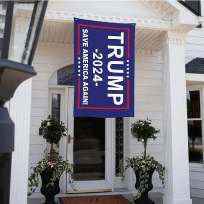 Trump 2024 Flag 3X5 FT Outdoor Flag. Donald Trump Flag for 2024 President, Elect Trump 2024 Flag with Two Brass Grommets, Vivid Printing Banner for Outdoor & Indoor (Trump 2024 Flag)