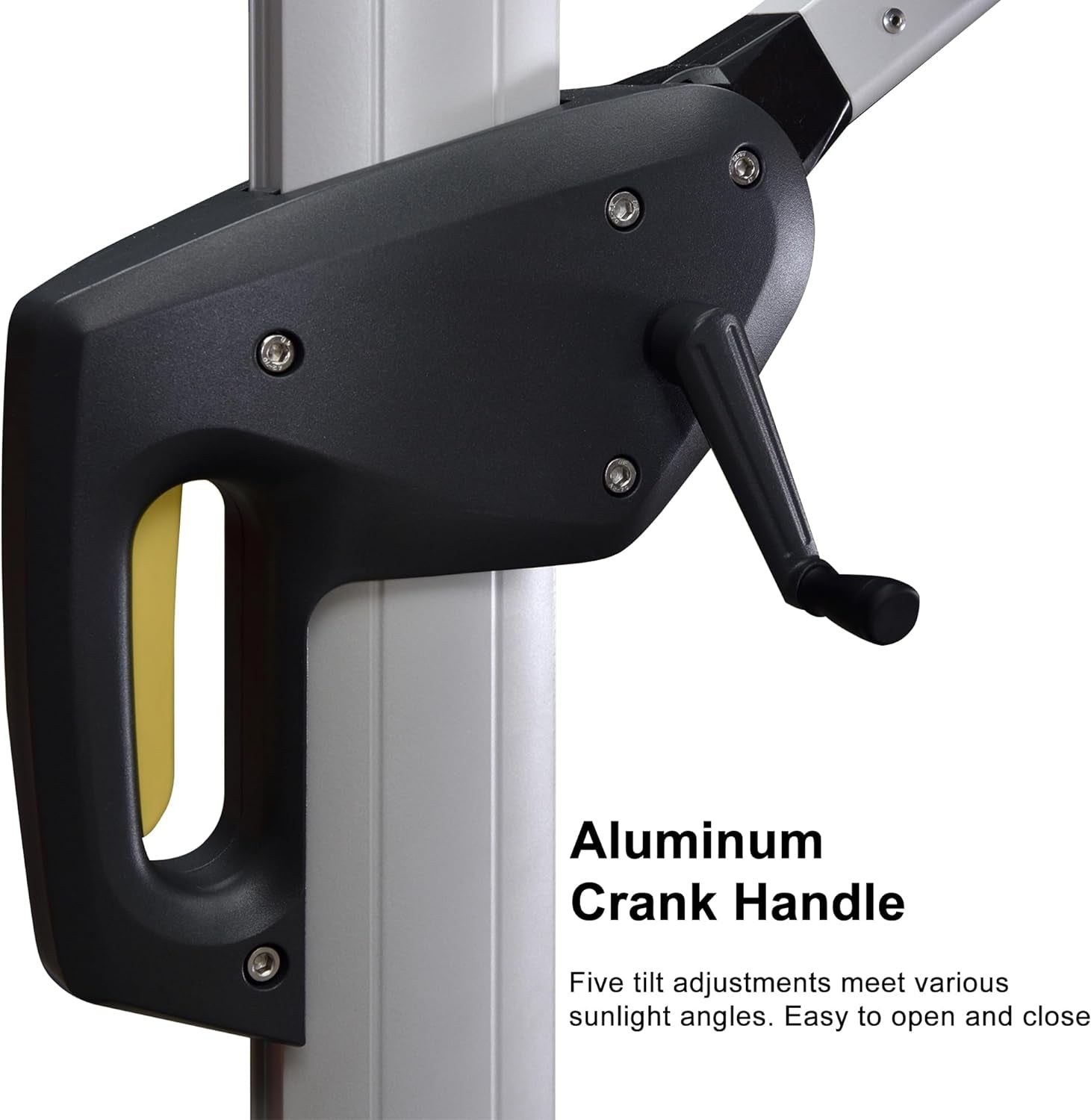 12 Feet Double Top round Deluxe Patio Umbrella Offset Hanging Umbrella Outdoor Market Umbrella Garden Umbrella, Beige