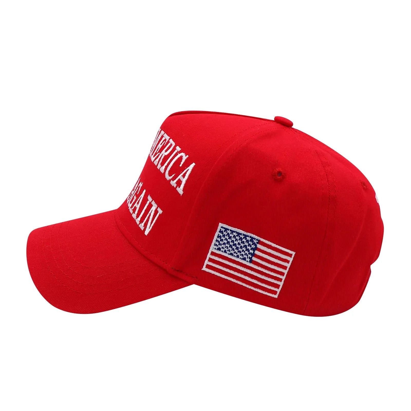 Maga Hat 45-47 Make America Great Again Red Hat Donald Trump 2024 Baseball Cap Usa Flag