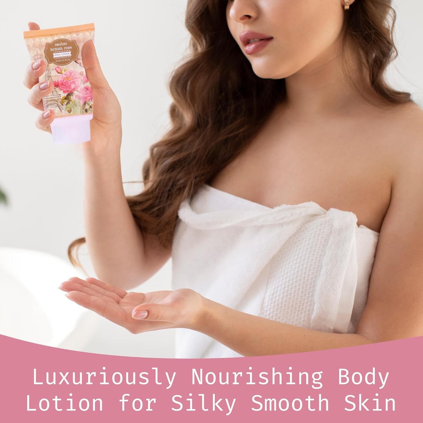 Luxury Spa Gifts for Women – 8 Pc Rose Scented Bath and Body Set with Bubble Bath, Lotion & More – Luxury Self Care Kit for Wife, Mom, Girlfriend, Christmas & Birthday Gifts for Women by