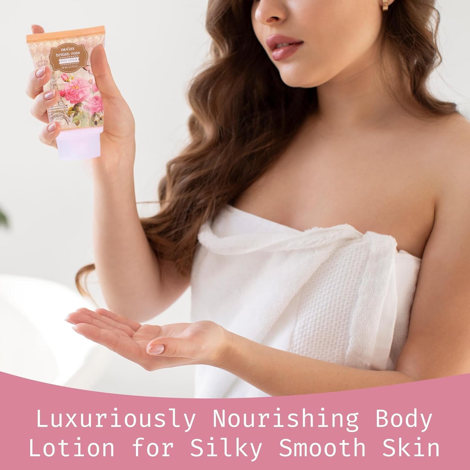 Luxury Spa Gifts for Women – 8 Pc Rose Scented Bath and Body Set with Bubble Bath, Lotion & More – Luxury Self Care Kit for Wife, Mom, Girlfriend, Christmas & Birthday Gifts for Women by