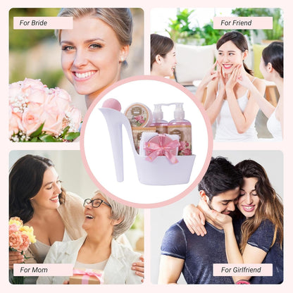 Luxury Spa Gifts for Women – 8 Pc Rose Scented Bath and Body Set with Bubble Bath, Lotion & More – Luxury Self Care Kit for Wife, Mom, Girlfriend, Christmas & Birthday Gifts for Women by